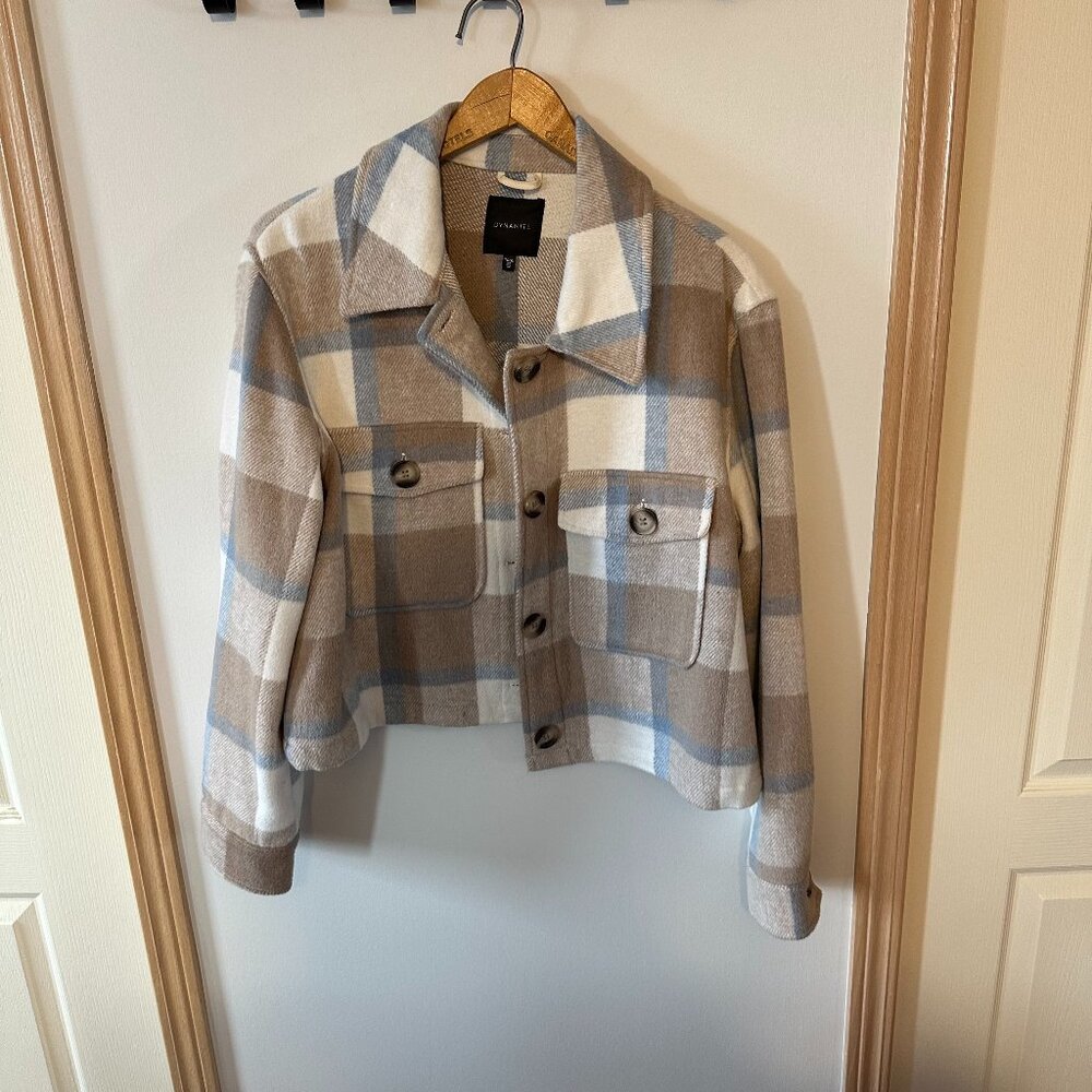 Cropped shacket